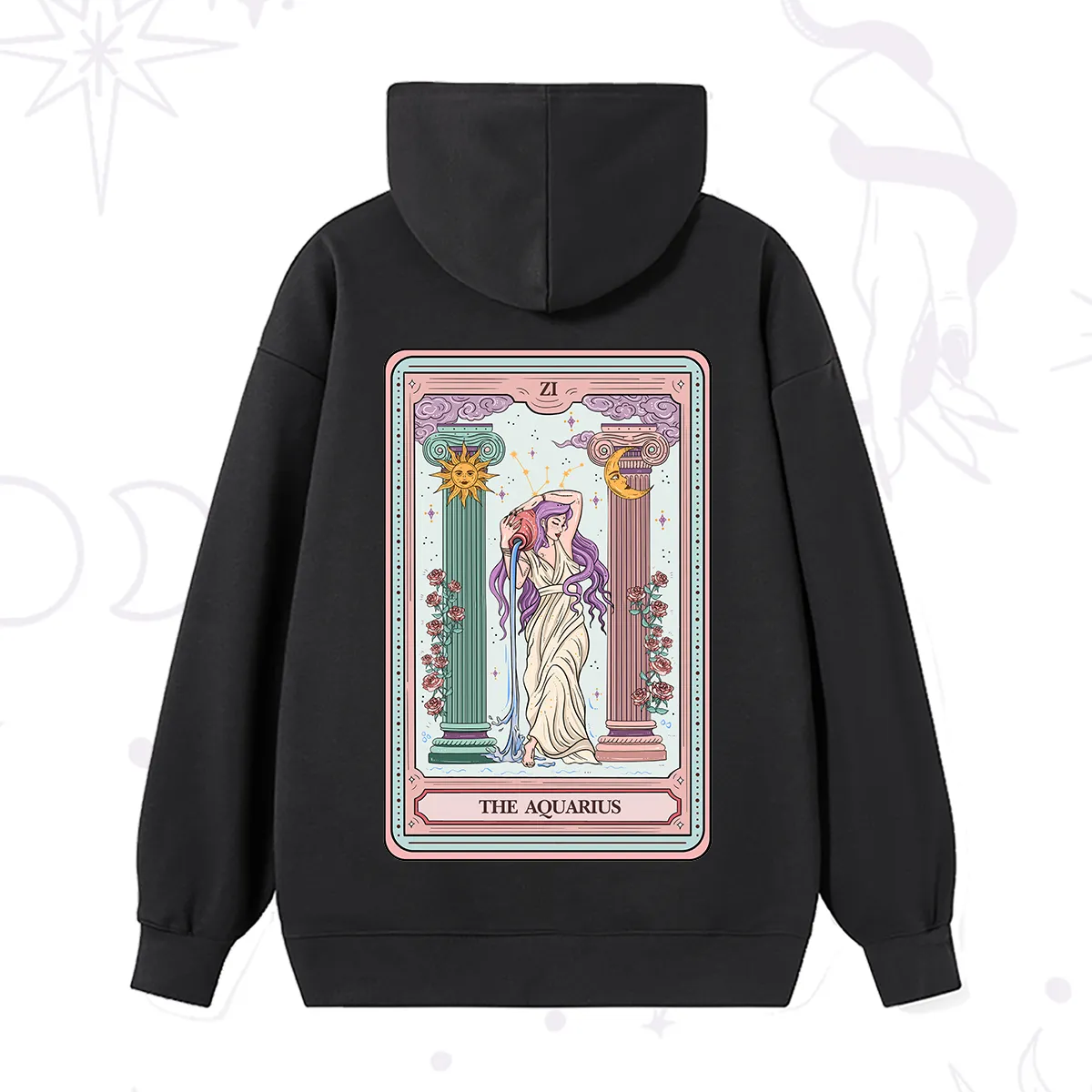 Purplehecate The Aquarius Goddess Tarot Hoodie