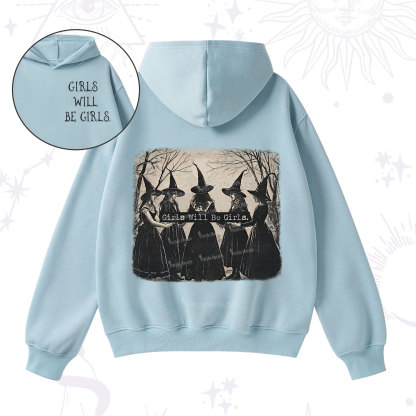 Purplehecate Girls Will Be Girls Witch Fleece Hoodie Suit