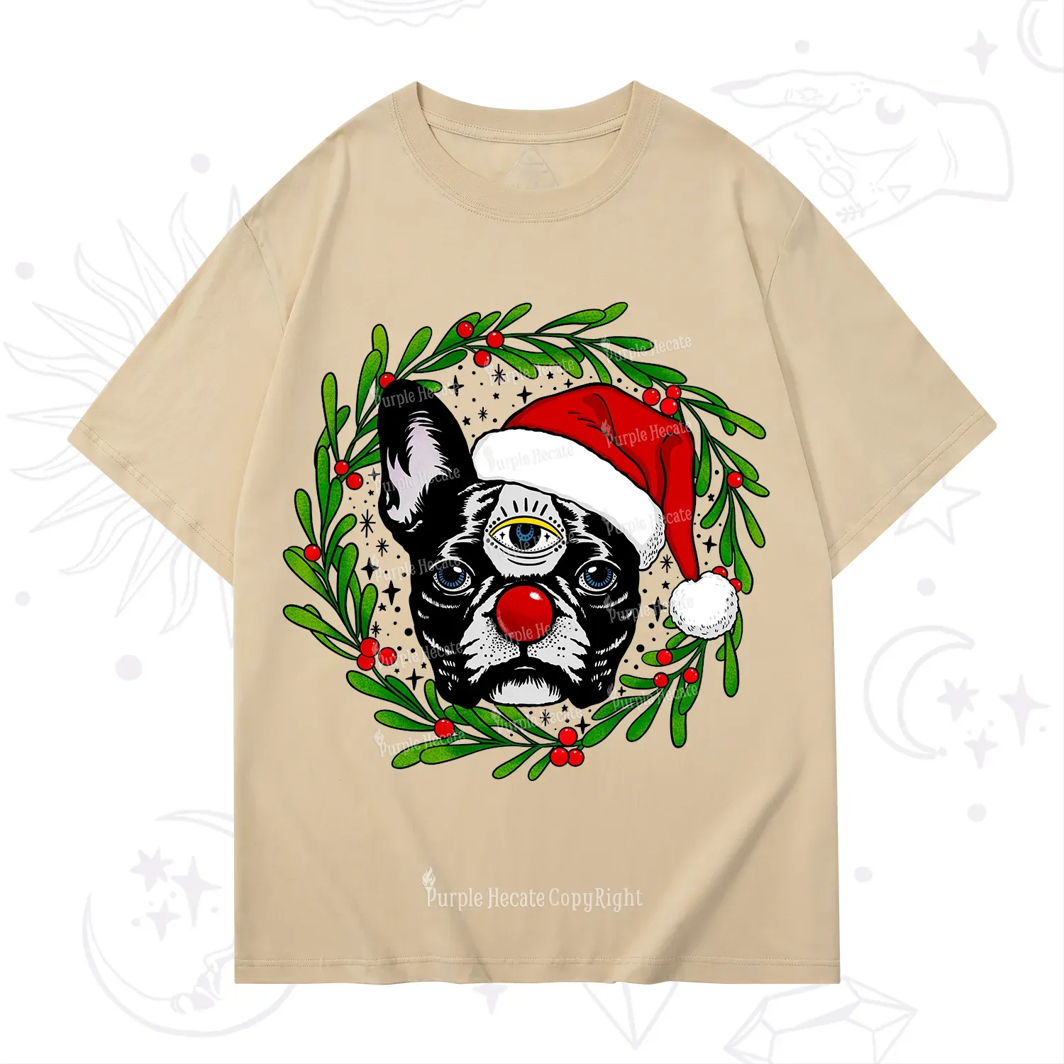 Purplehecate Like A Boss Christmas T-Shirt