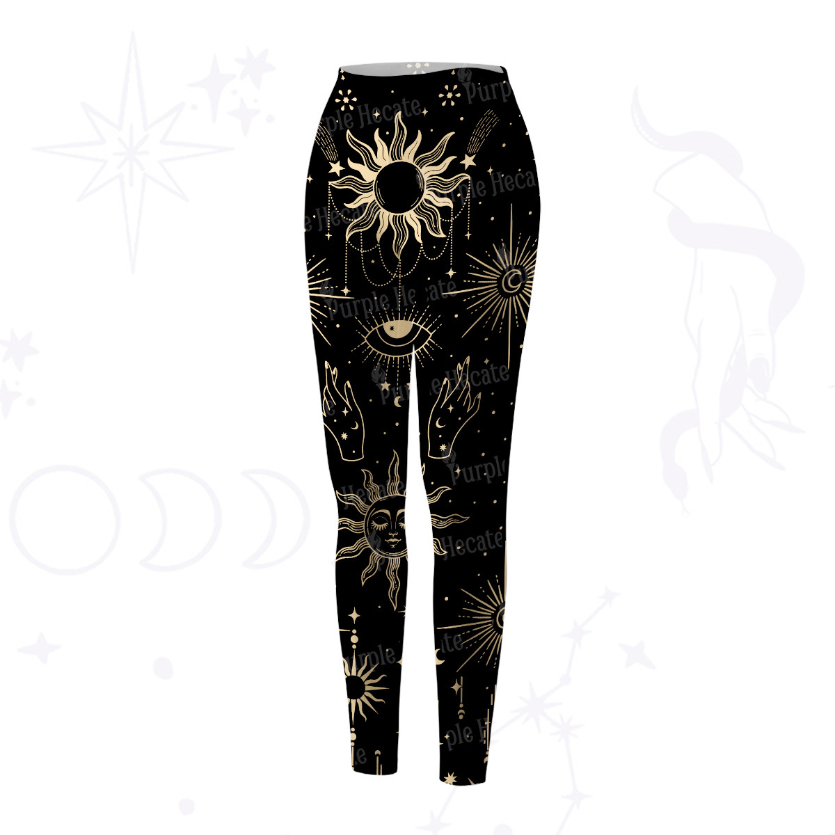 Purplehecate Solar Oracle Yoga Pants