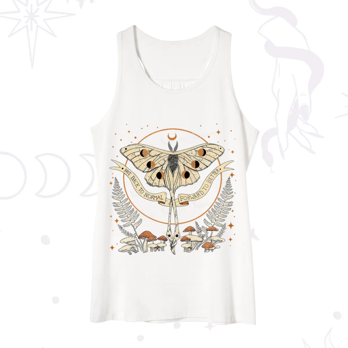 Purplehecate Celestial Moth Tank