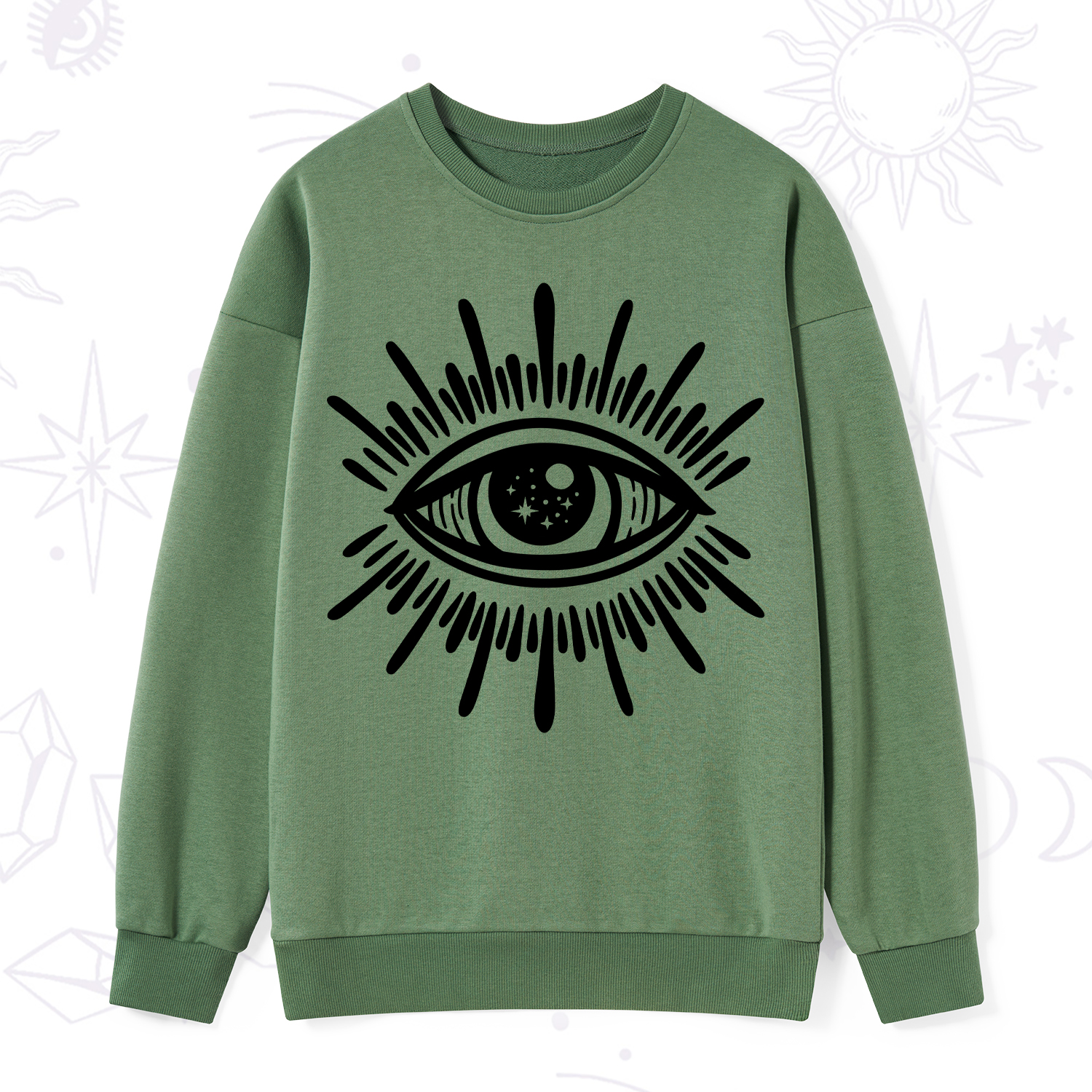 Purplehecate Evil Eye Sweatshirt
