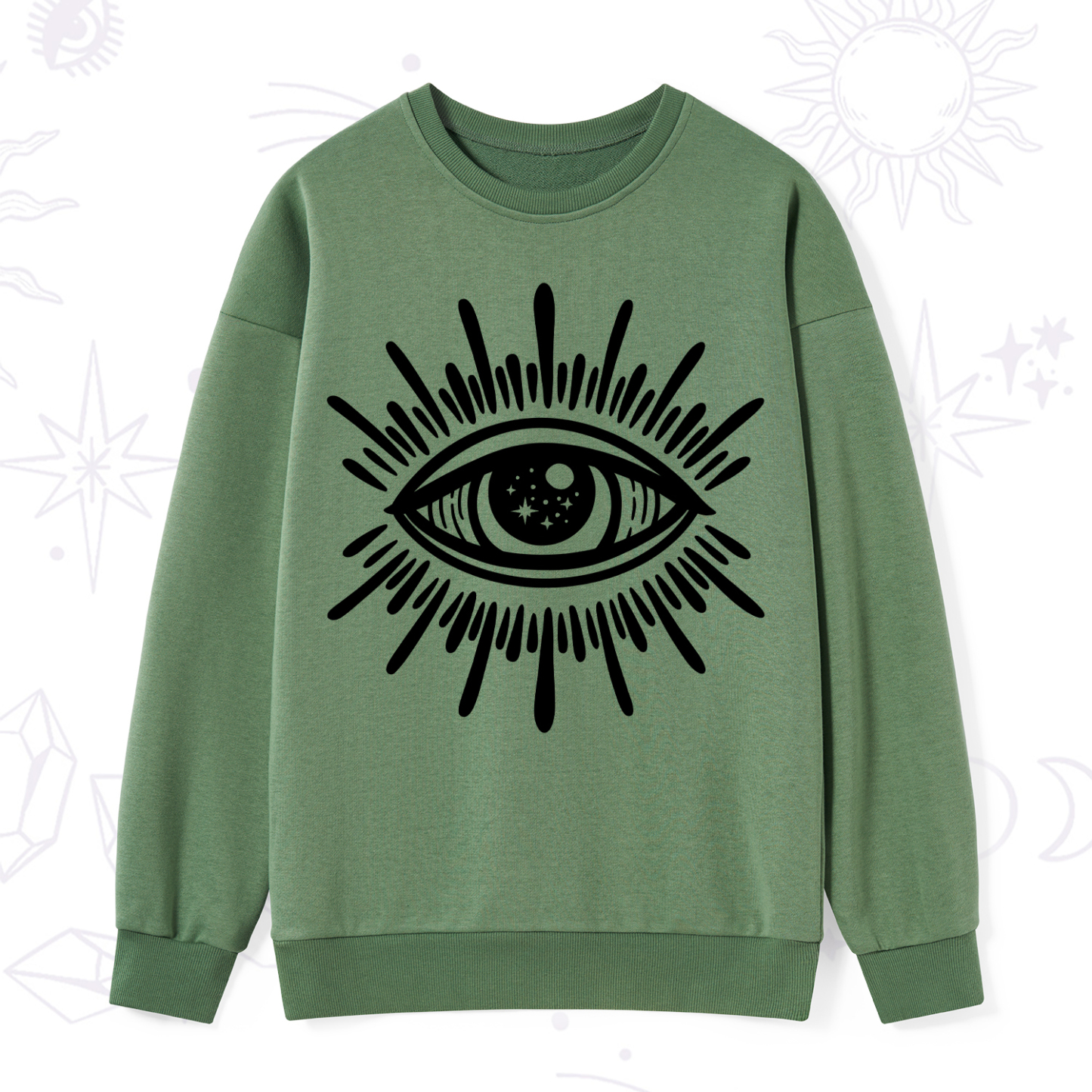 Purplehecate Evil Eye Sweatshirt