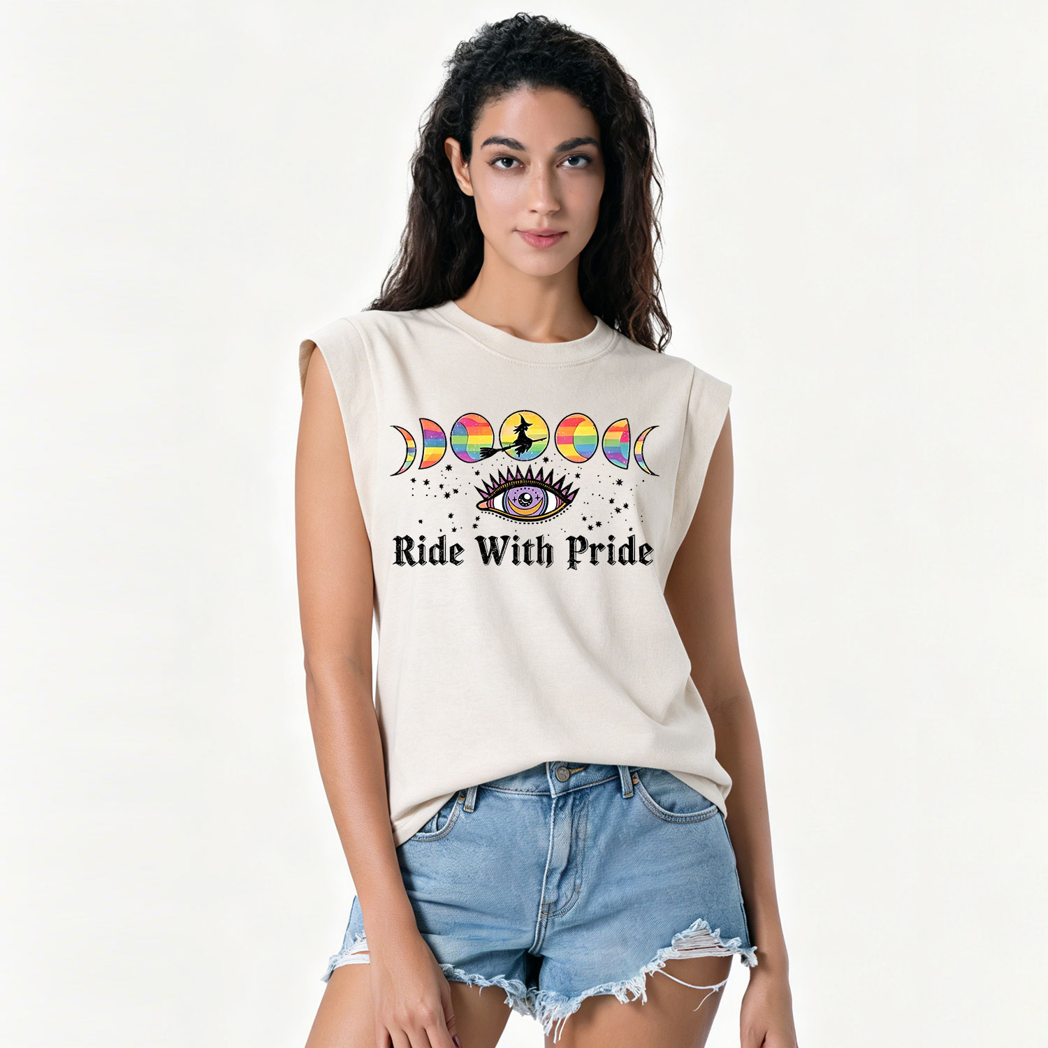 Purplehecate Ride With Rride Vintage Washed Tank