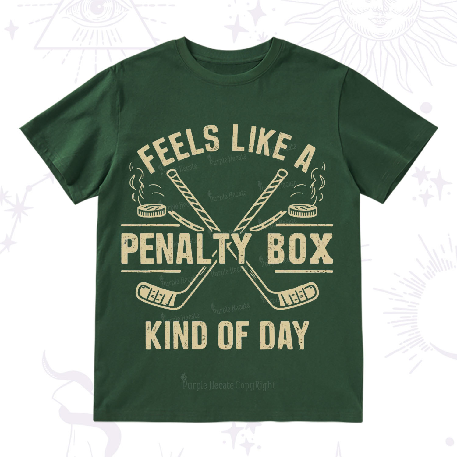 Purplehecate Feels Like A Penalty Box Kind Of Day T-Shirt