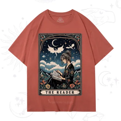 Purplehecate The Reader Tarot Mystic Night T-Shirt