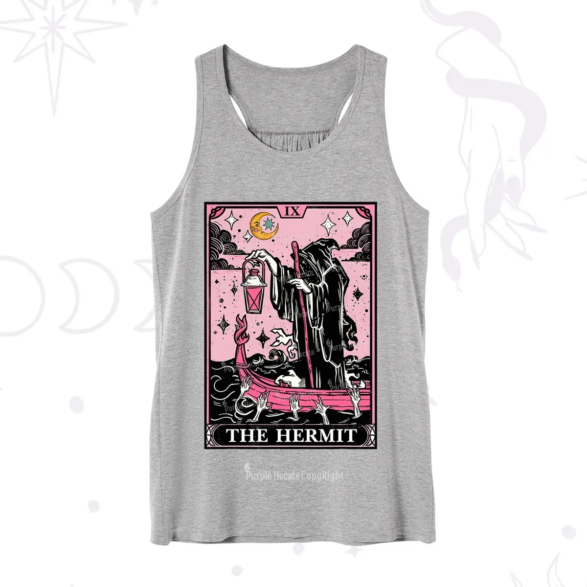 Purplehecate The Hermit Tarot Card Tank