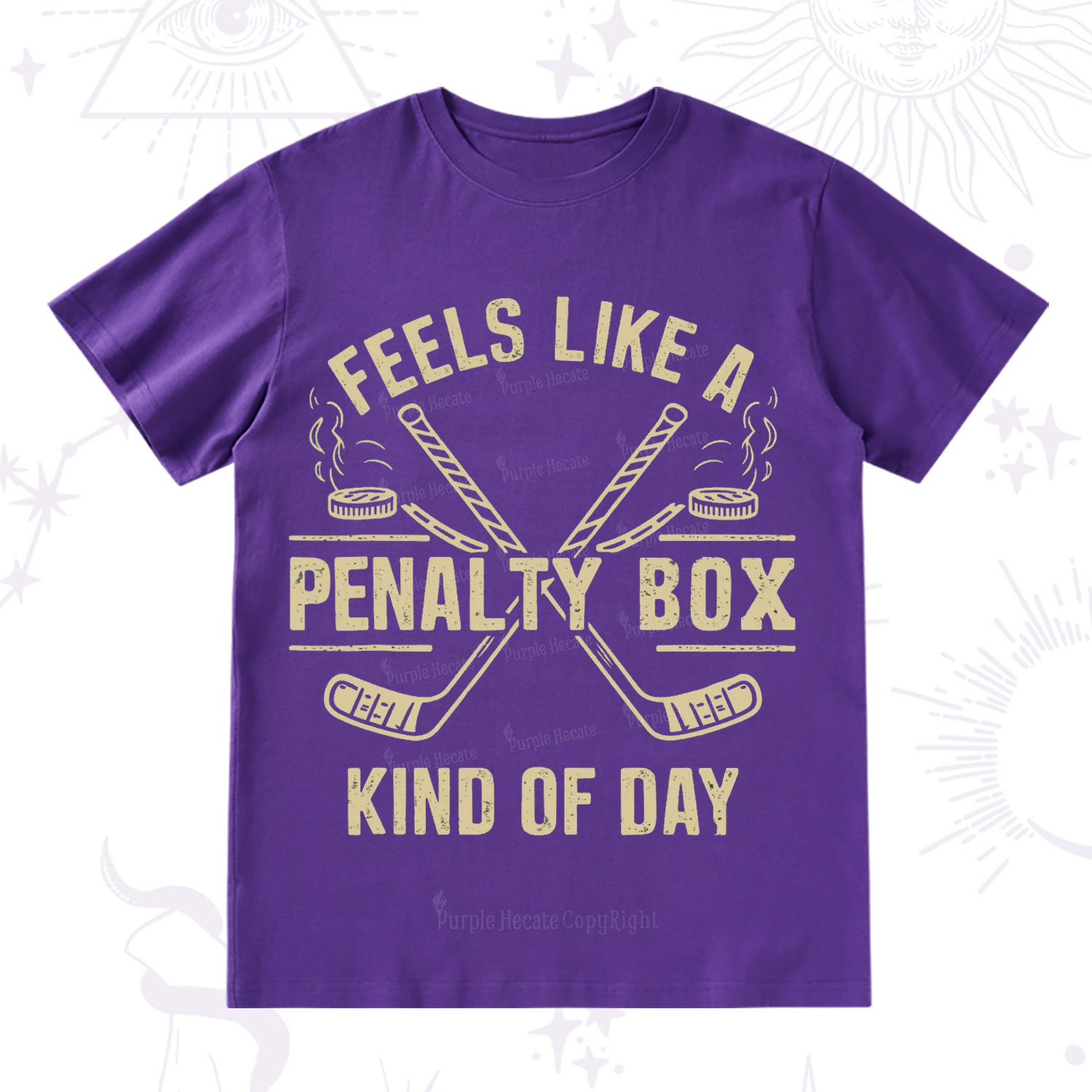 Purplehecate Feels Like A Penalty Box Kind Of Day T-Shirt