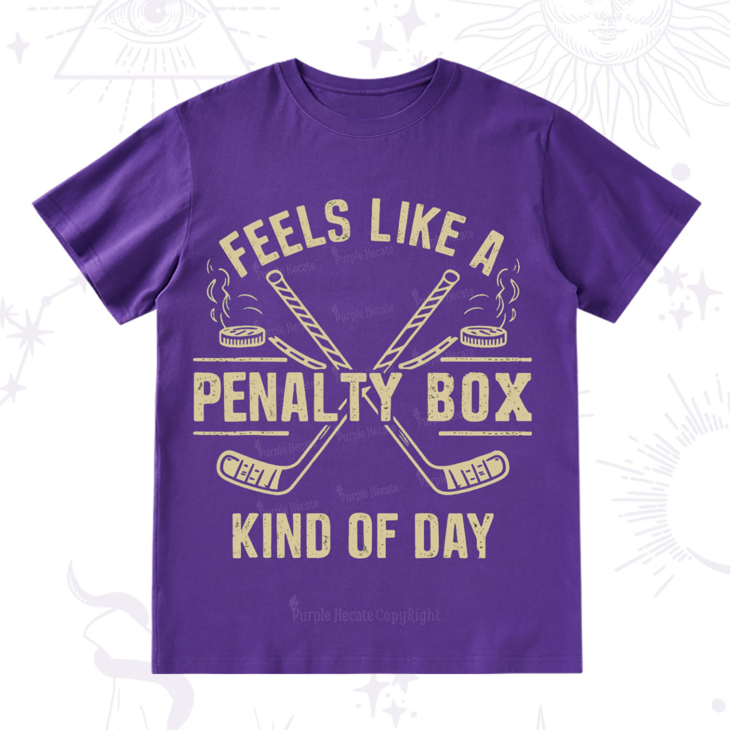 Purplehecate Feels Like A Penalty Box Kind Of Day T-Shirt