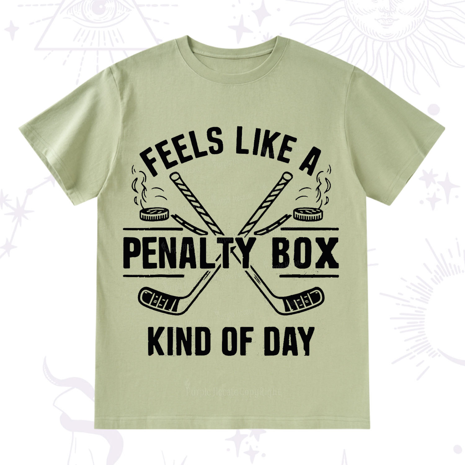 Purplehecate Feels Like A Penalty Box Kind Of Day T-Shirt