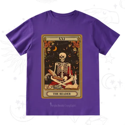 Purplehecate The Reader Tarot Card T-Shirt