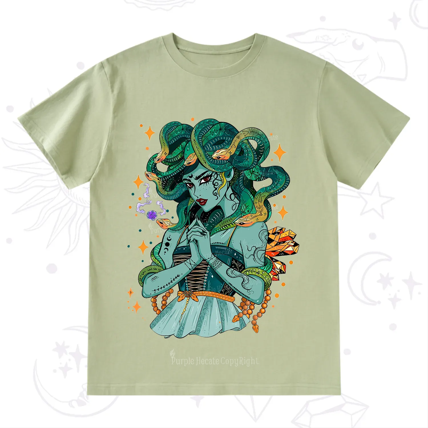 Purplehecate The Gorgon Medusa T-Shirt