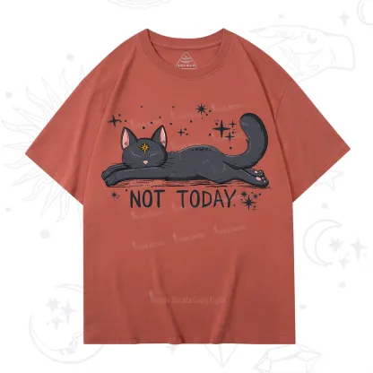 Purplehecate Not Today Cat T-Shirt