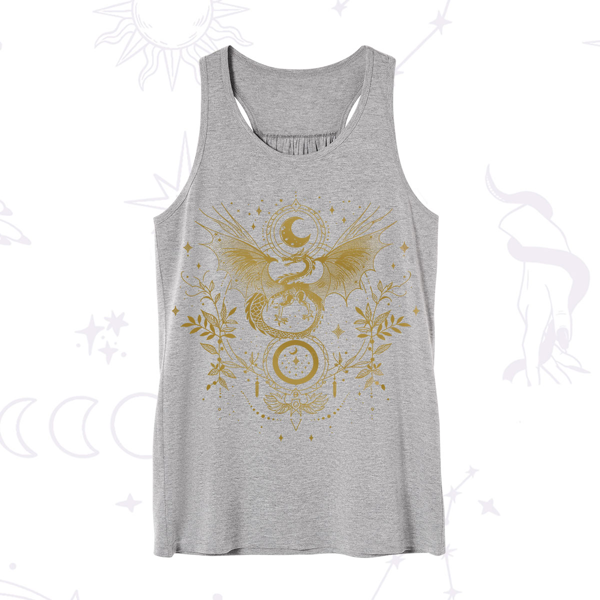 Purplehecate Celestial Dragon Moon Phase Tank