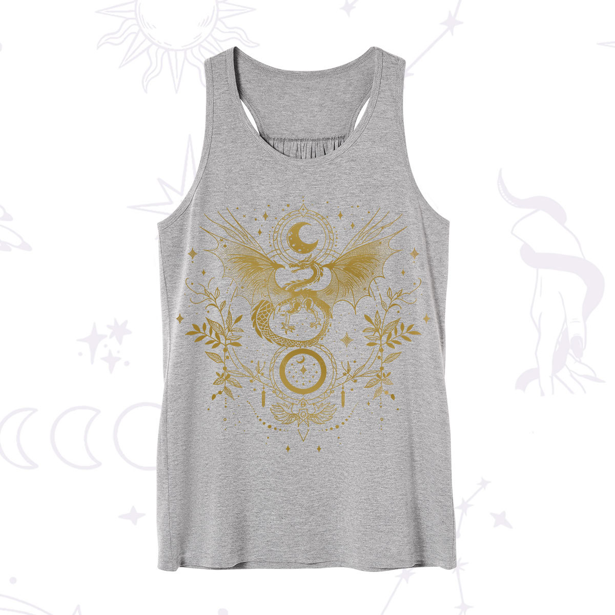 Purplehecate Celestial Dragon Moon Phase Tank