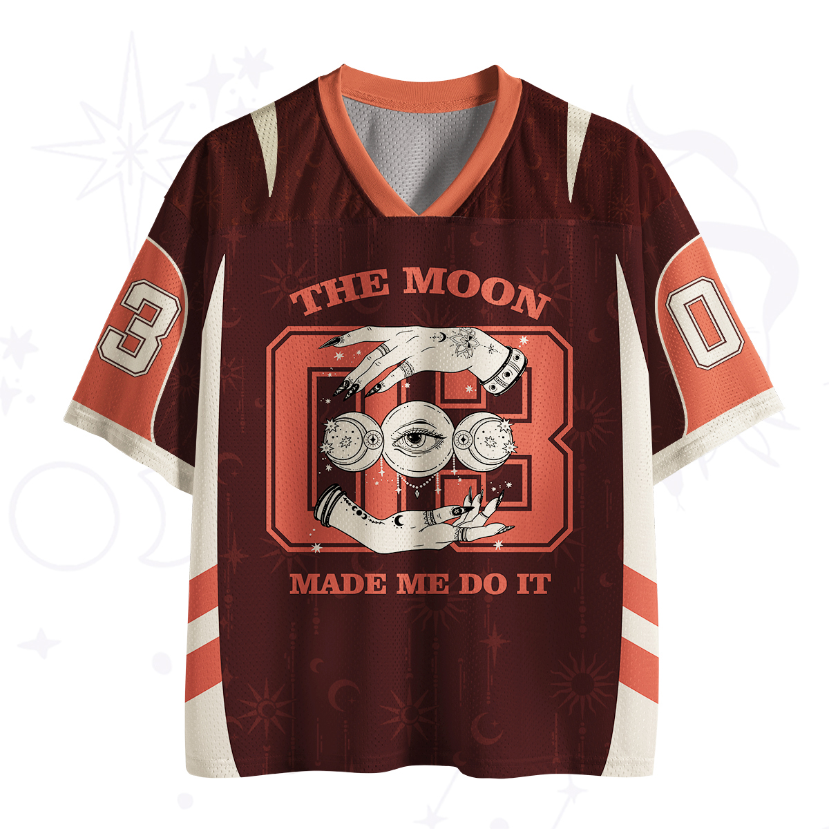 Purplehecate Funny The Moon Made Me Do It Mesh Jersey