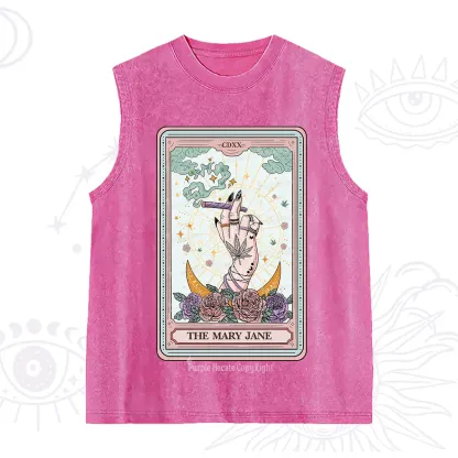 Purplehecate The Mary Jane Tarot Washed Tank