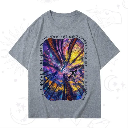 Purplehecate Forest Mindscape Night Sky T-Shirt