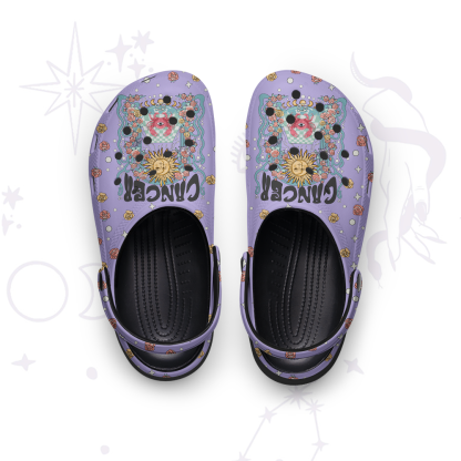 Purplehecate Cancer Spirit Zodiac Rubber Clogs