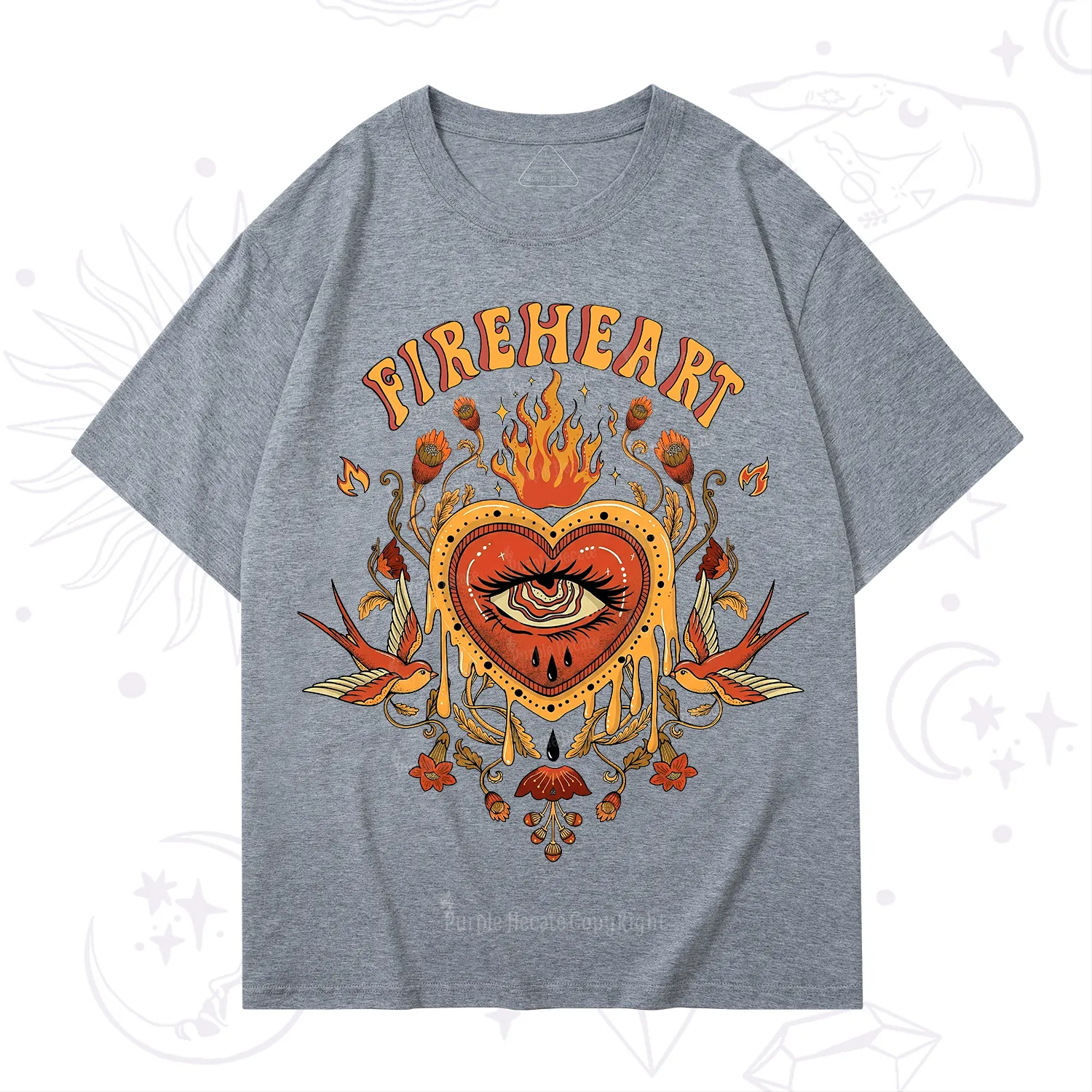 Purplehecate Fireheart T-Shirt