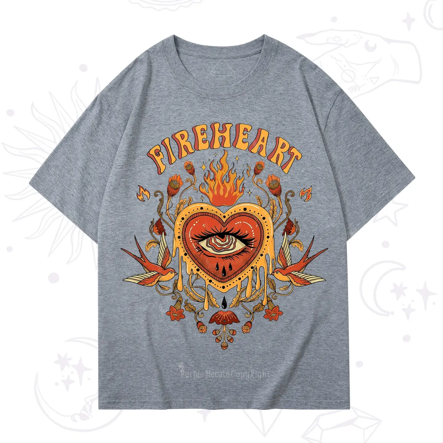 Purplehecate Fireheart T-Shirt