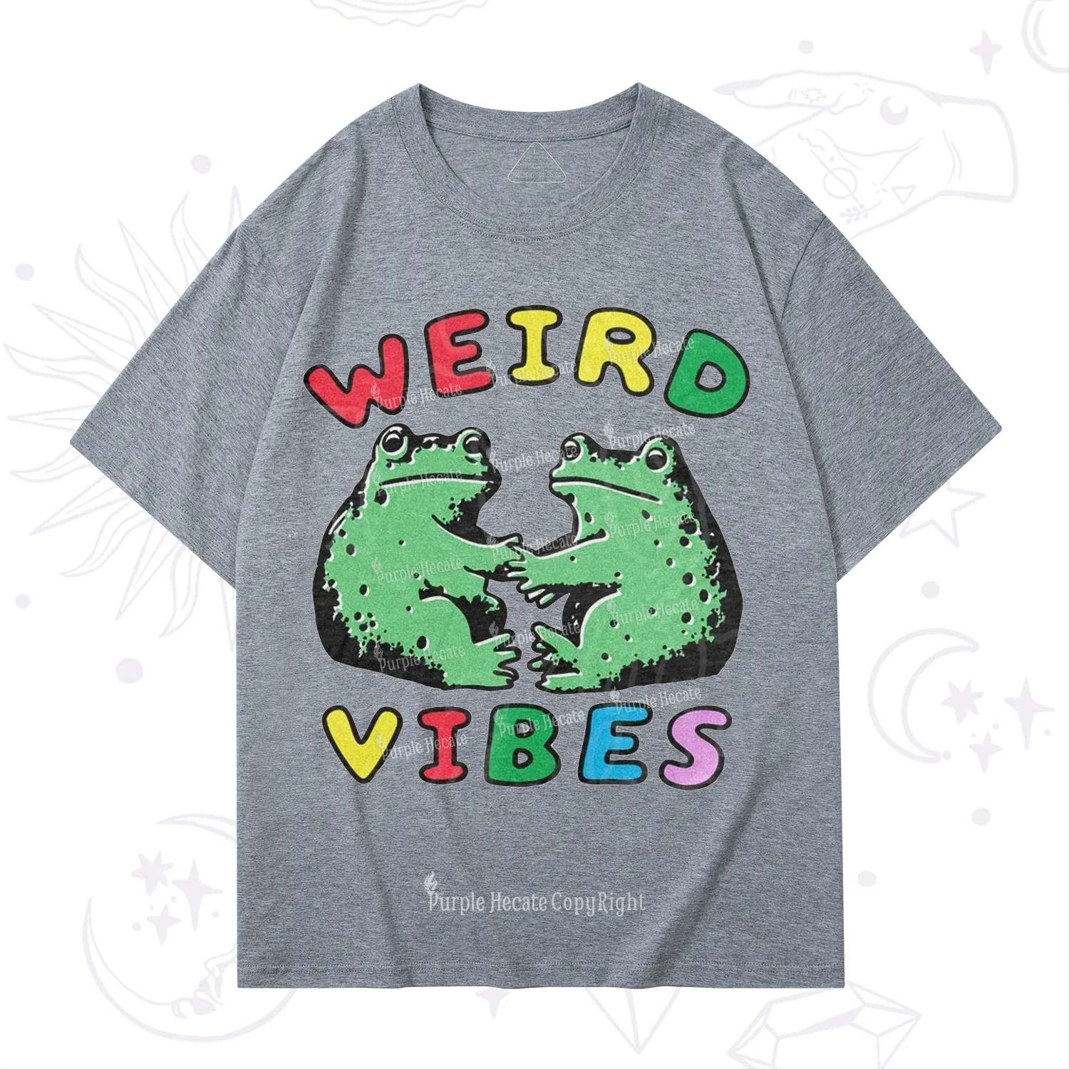 Purplehecate Weird Frog Vibes T-Shirt