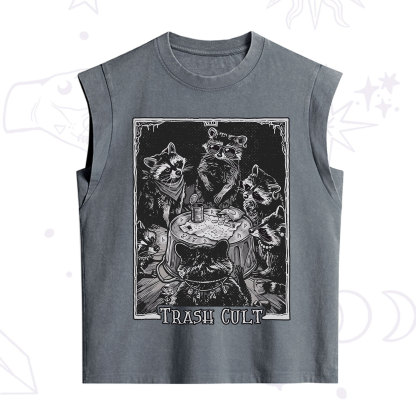 Purplehecate Trash Cult Raccoon Vintage Washed Tank