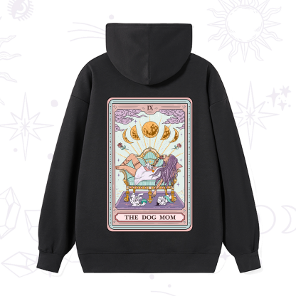 Purplehecate The Dog Mom Tarot Card Hoodie