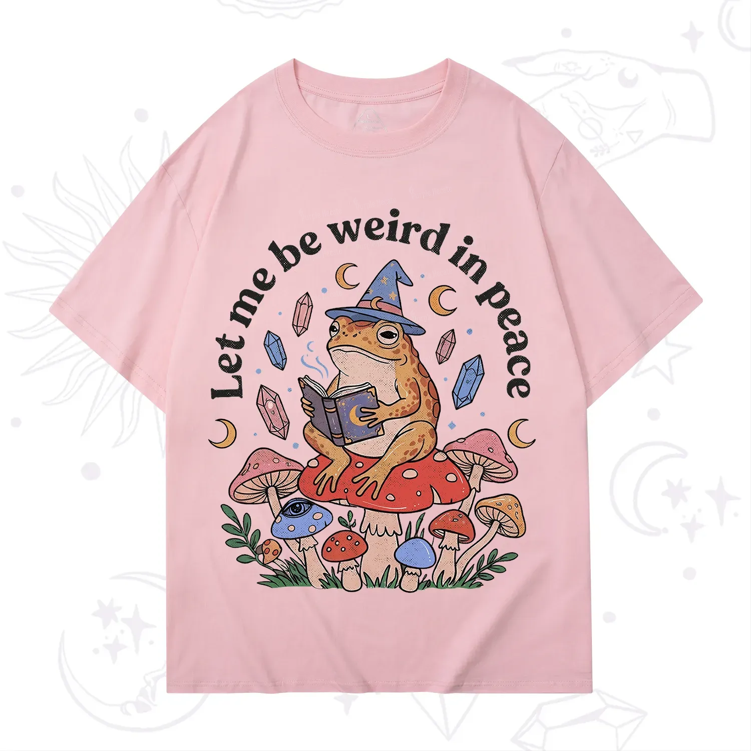 Purplehecate Let Me Be Weird in Peace Frog T-Shirt