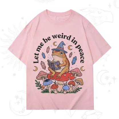 Purplehecate Let Me Be Weird in Peace Frog T-Shirt