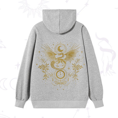 Purplehecate Celestial Dragon Moon Phase Hoodie