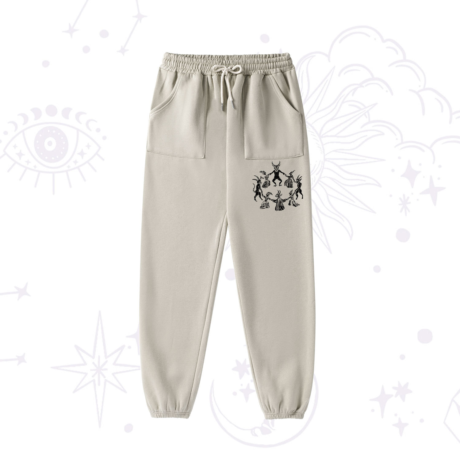 Purplehecate Live Laugh Lucifer Fleece Hoodie Suit