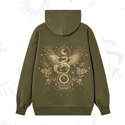 Purplehecate Celestial Dragon Moon Phase Hoodie