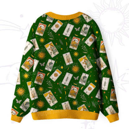 Purplehecate Tarot Garden Cardigan Ugly Cardigan Sweaters