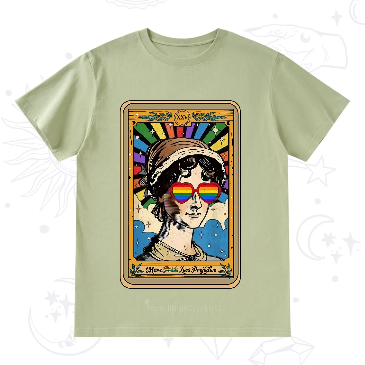 Purplehecate The More Pride Less Prejudice Tarot T-Shirt