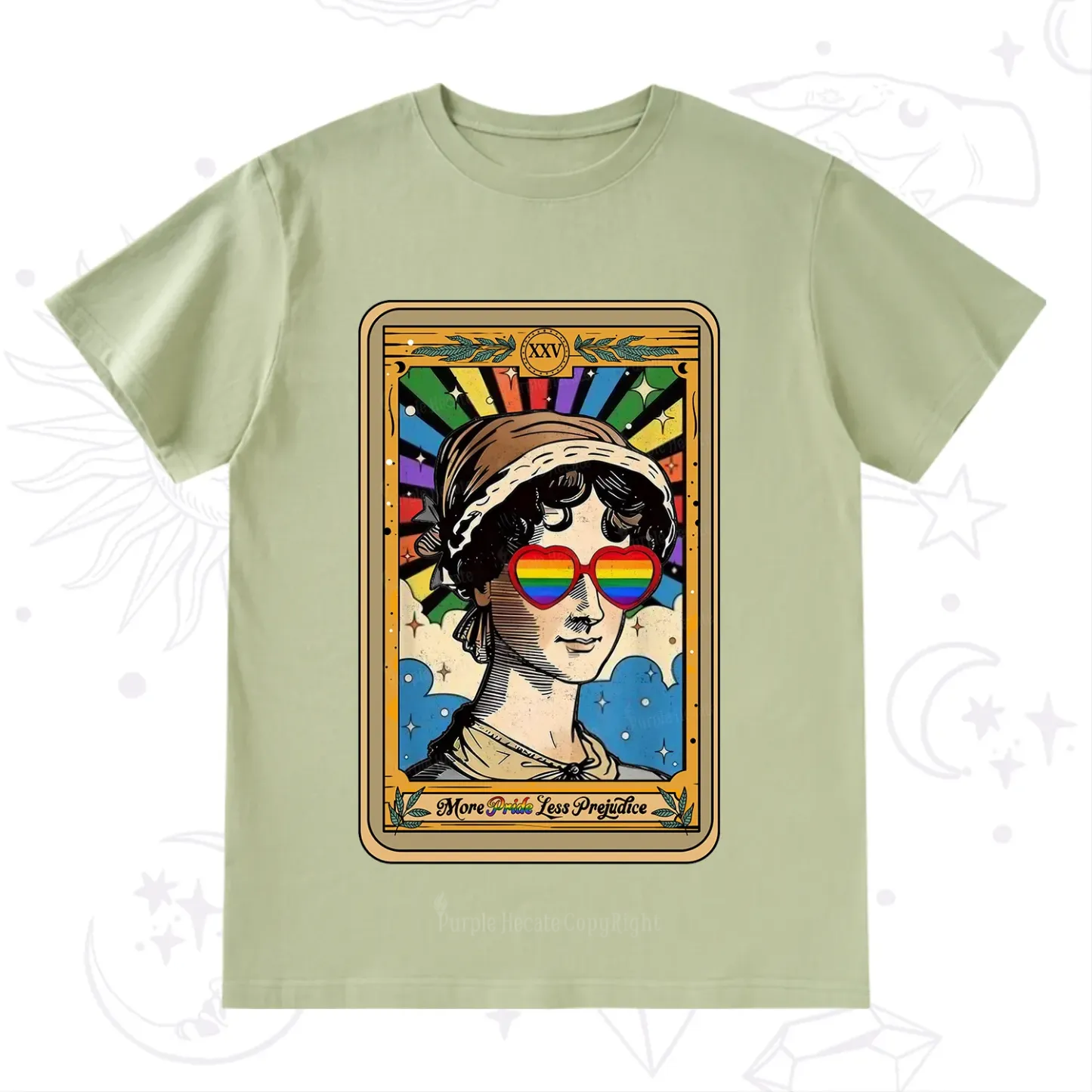 Purplehecate The More Pride Less Prejudice Tarot T-Shirt
