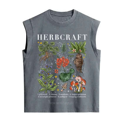 Purplehecate Magical Herbcraft Vintage Washed Tank