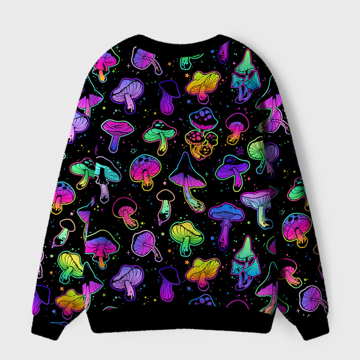 Purplehecate Mushroom Party Ugly Cardigan Sweaters