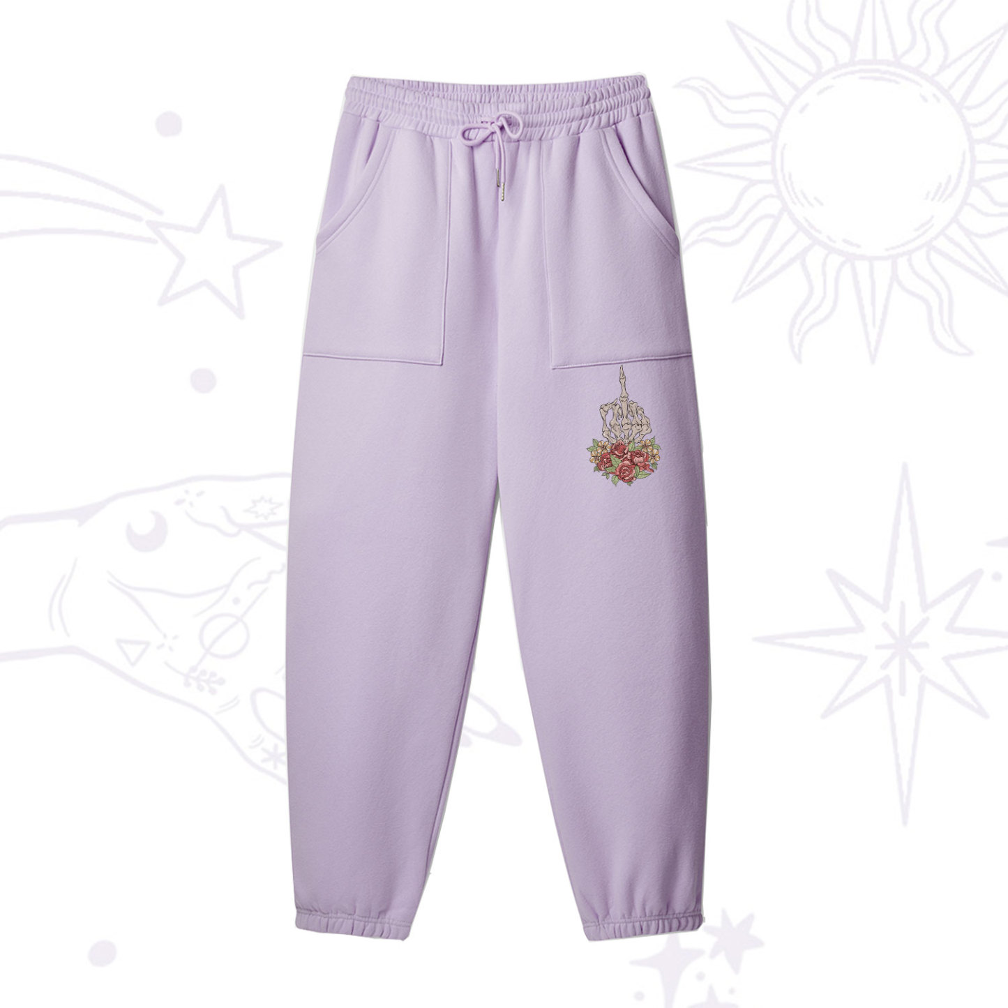 Purplehecate The Zero Of Fucks Fleece Sweatpants