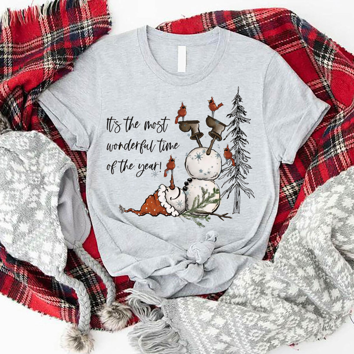 Purplehecate  It's The Most Wonderful Time Of The Year Christmas Couple T-Shirts