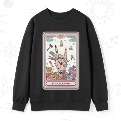 Purplehecate The Pet Groomer Tarot Card Sweatshirt