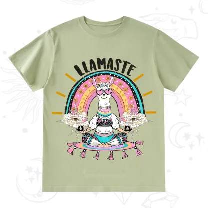 Purplehecate Llama Meditating T-Shirt