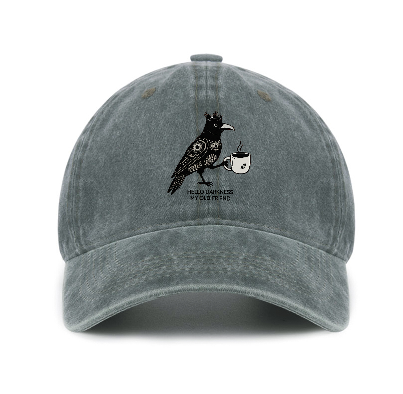 Purplehecate Hello Darkness My Old Friend Baseball Cap