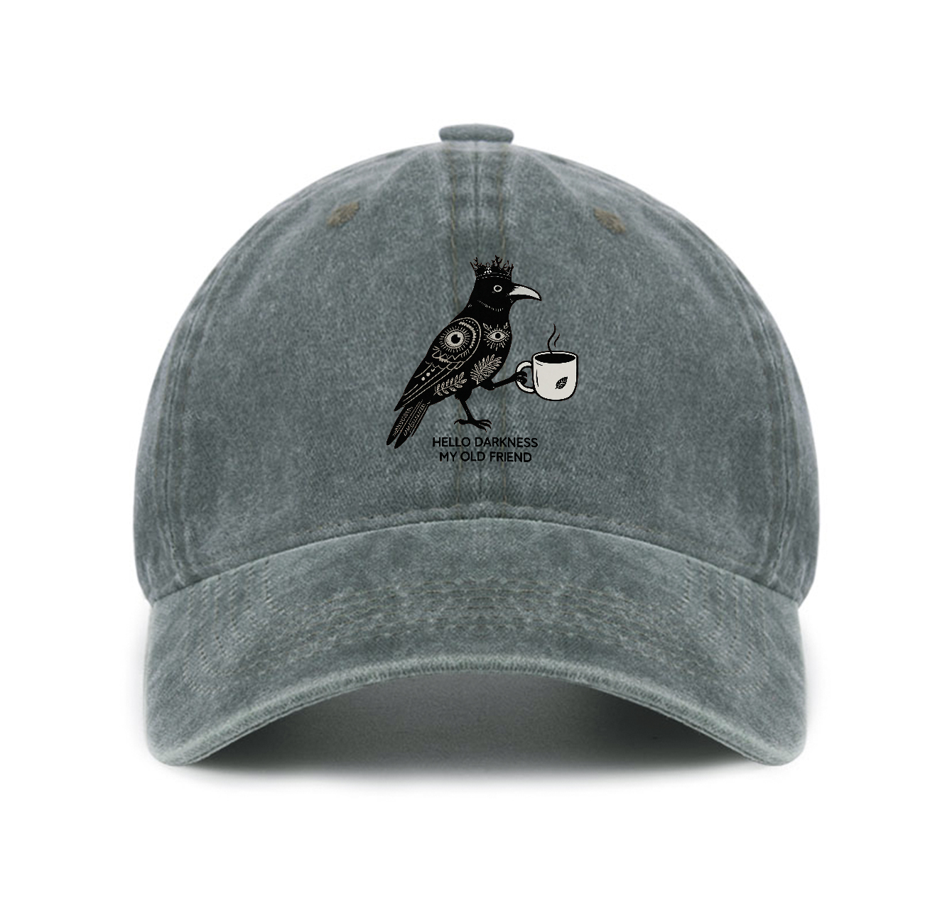 Purplehecate Hello Darkness My Old Friend Baseball Cap