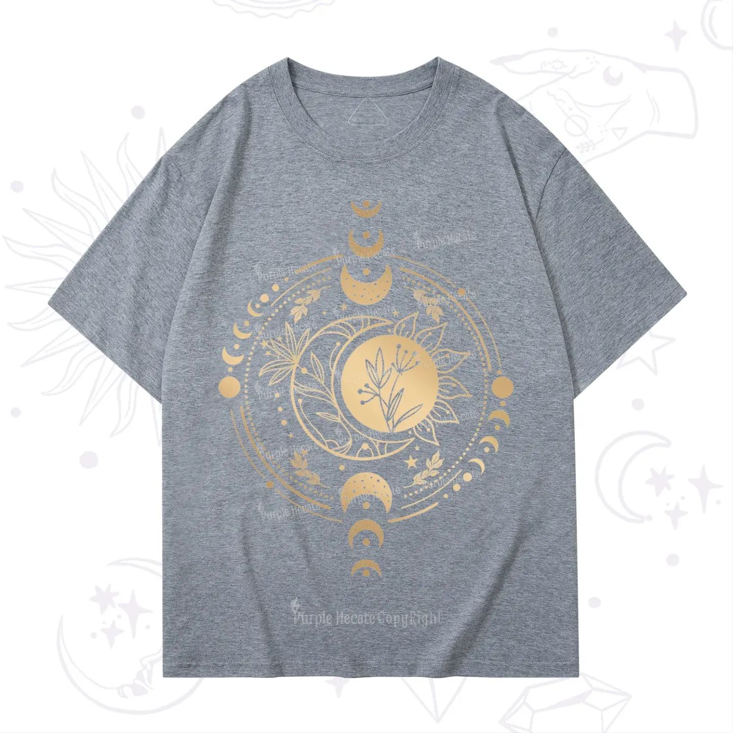 Purplehecate Mystic Moon And Sun T-Shirt