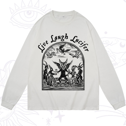 Purplehecate Live Laugh Lucifer Long Sleeve T-Shirt