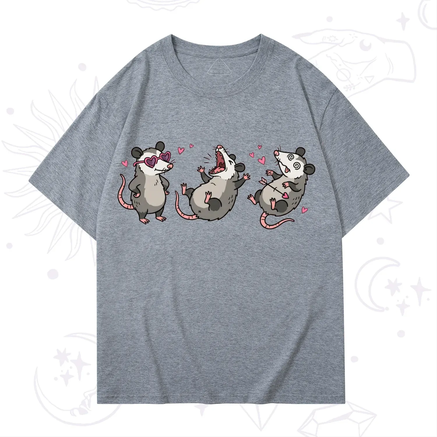 Purplehecate Funny Opossum Valentine T-Shirt
