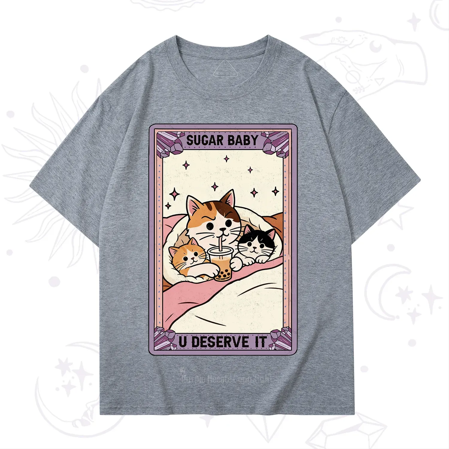 Purplehecate The Sugar Baby Cat Tarot T-Shirt