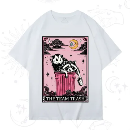 Purplehecate The Team Trash Raccoon & Possum Tarot T-Shirt