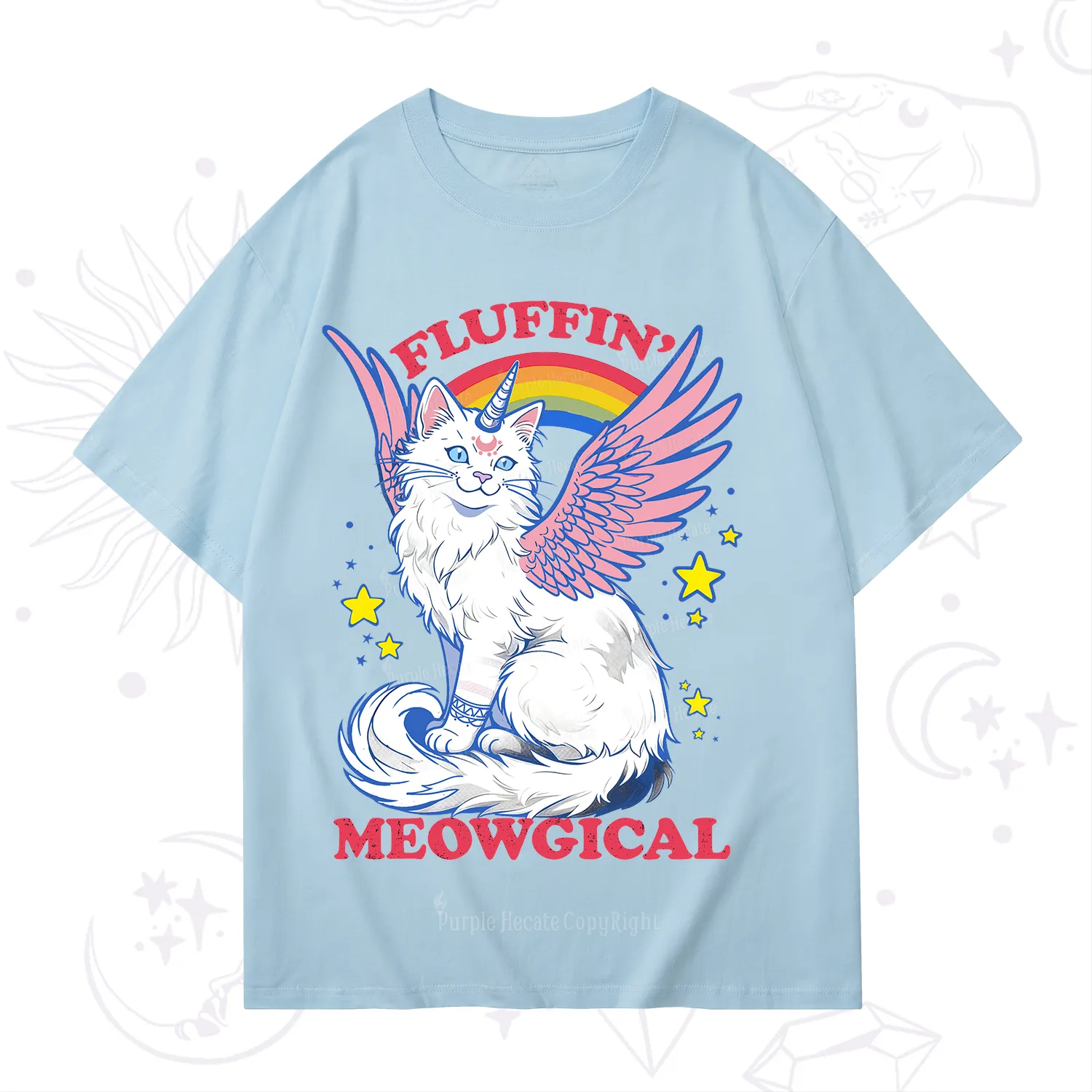 Purplehecate Fluffin Meowgical T-Shirt